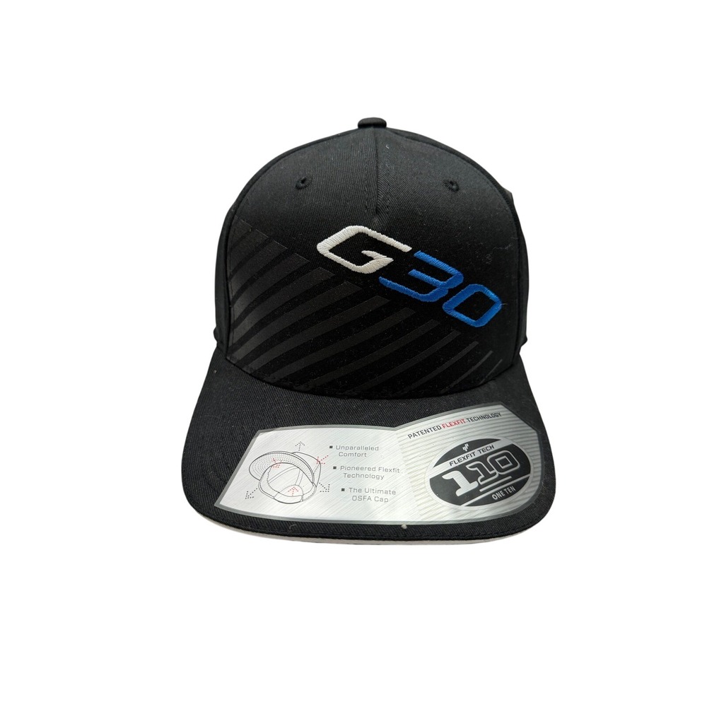 PING G30 Golf Hat Mens Black Flexfit 110 Adjustable Snapback OSFA